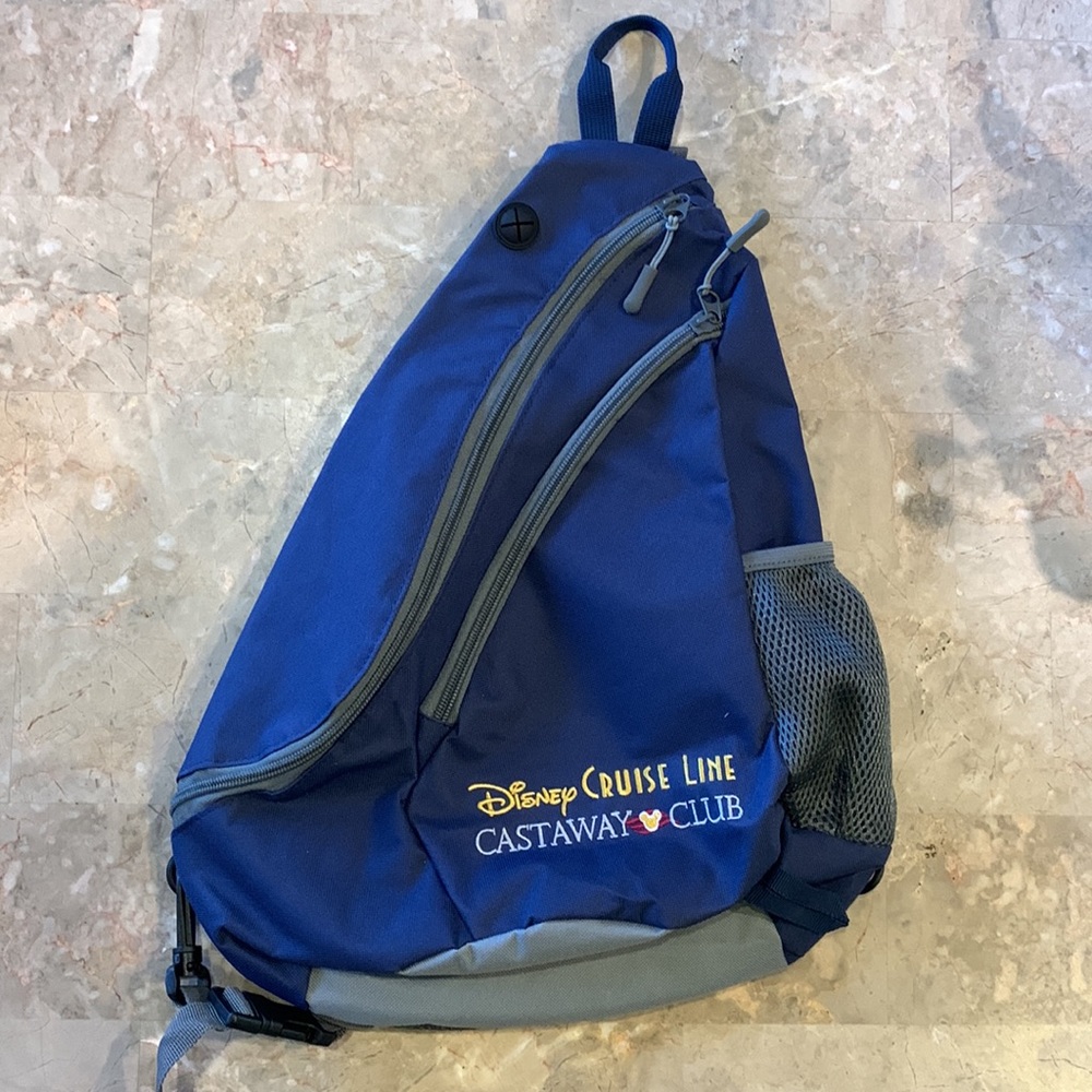 Disney Cruise Line Blue Castaway Club Shoulder Bag 🚨